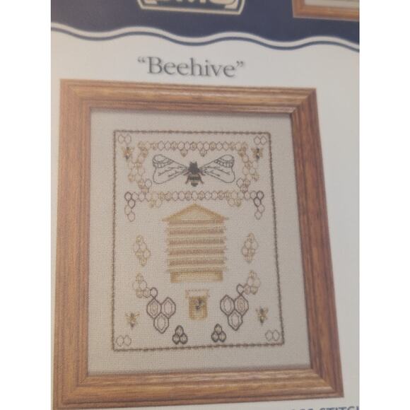 DMC Beehive NWT Metallic & Beadwork Counted Cross Stitch Kit - Picture 2 of 8